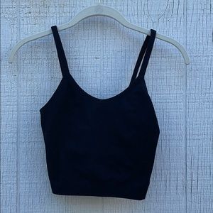 SET ACTIVE blank ribbed workout tank